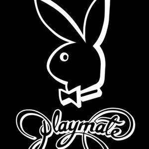 playmate cursive playboy bunny vinyl decal sticker white 5"